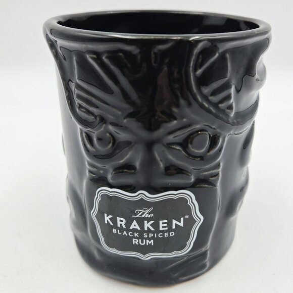 The Kraken Black Spiced Rum Tiki Mug Octopus Cup Drink Read - Picture 1 of 11